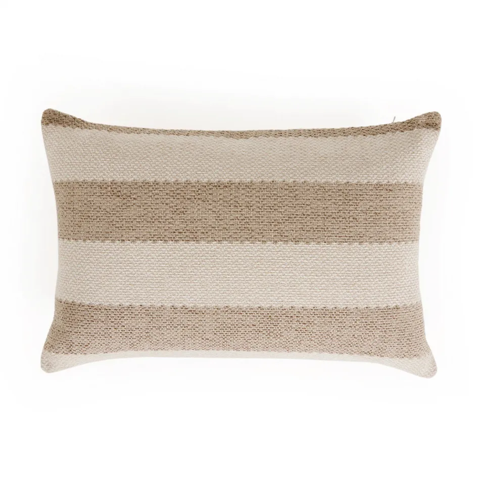 Tarbett Stripe Outdoor Pillow Cover Stripe 16" x 24"