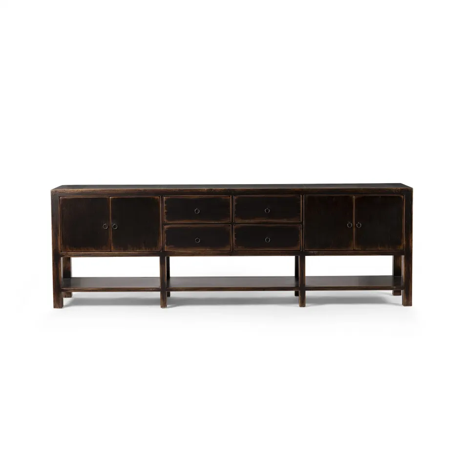 Shizuko Sideboard Distressed Walnut