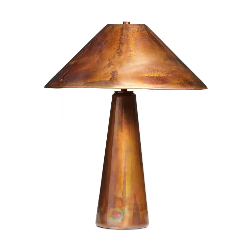 Romani Table Lamp Iridescent Acid Wash