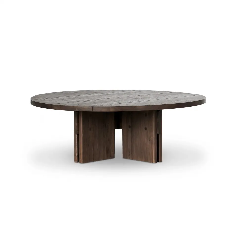 Railay Outdoor Coffee Table Stained Toasted Brown FSC