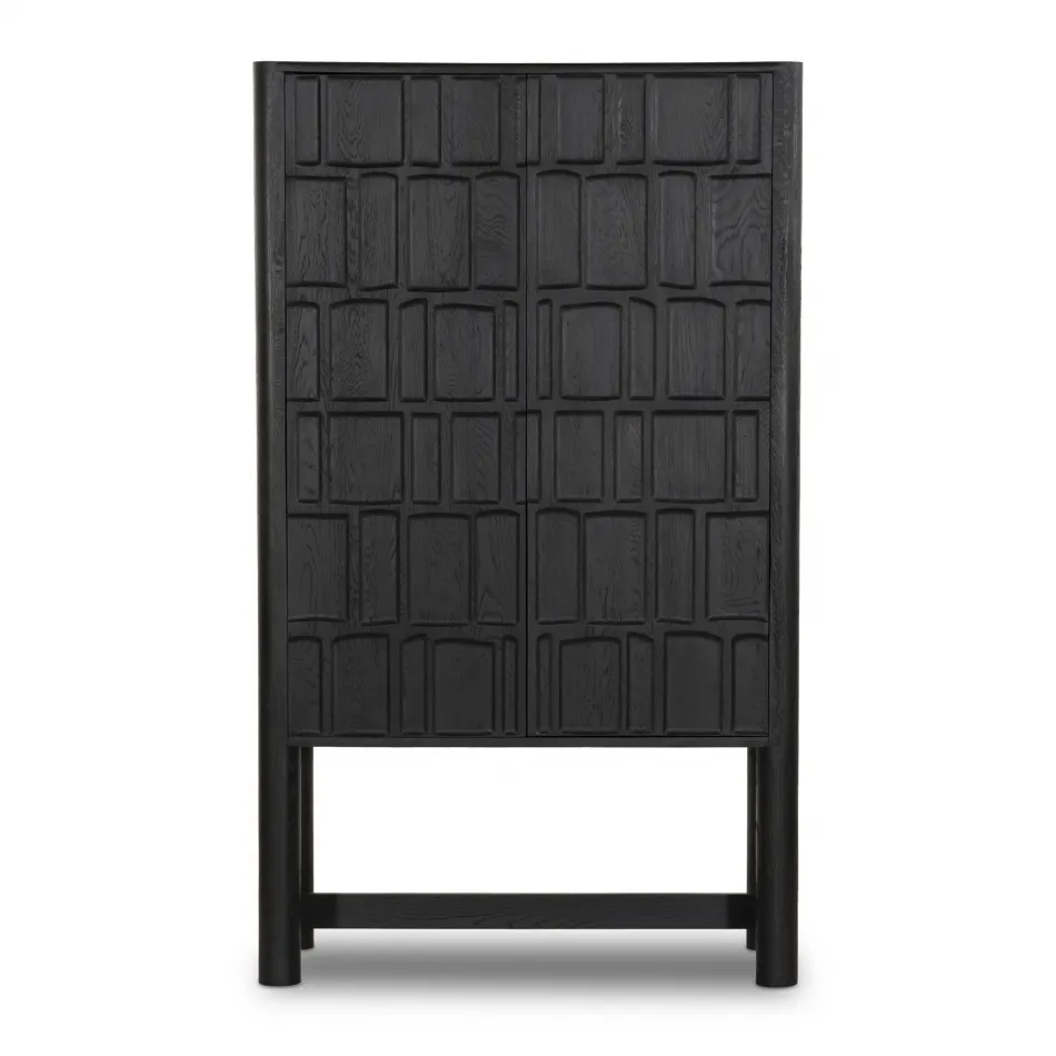 Ezri Cabinet Black Oak