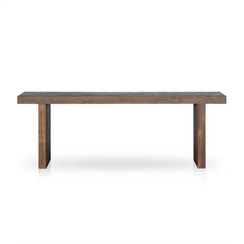 Encino Outdoor Console Table Stained Heritage Brown FSC