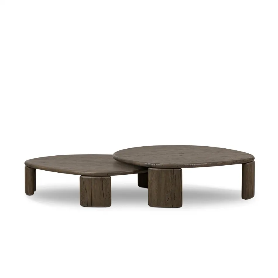 Falco Nesting Table Grey Reclaimed French Oak