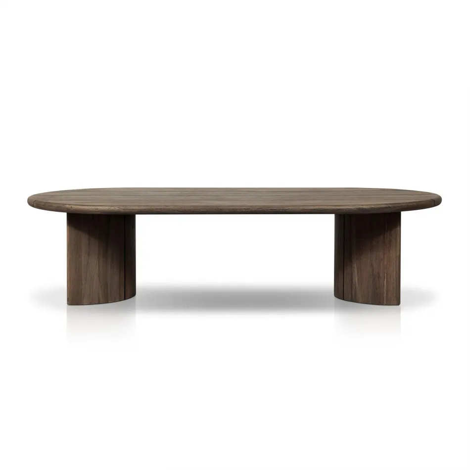 Paden Outdoor Coffee Table Stained Toasted Brown FSC