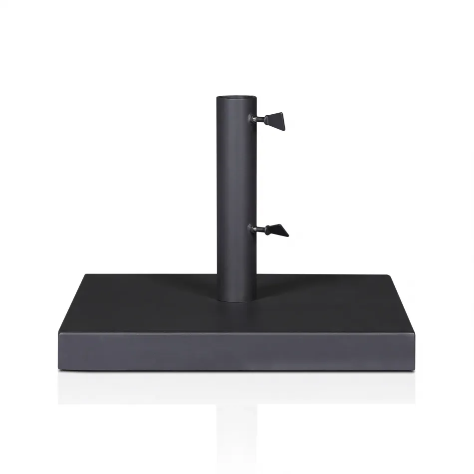 Baska Outdoor Umbrella Stand Black Stainless Steel