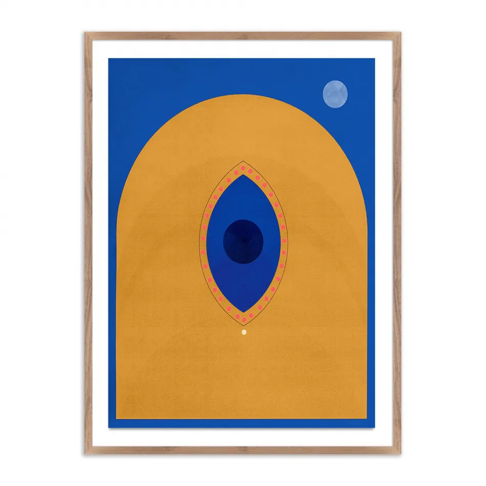 Inner Sight by David Grey 30" x 40" Rustic Walnut