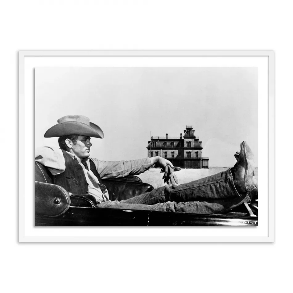 James Dean by Getty Images 48" x 36" White Maple