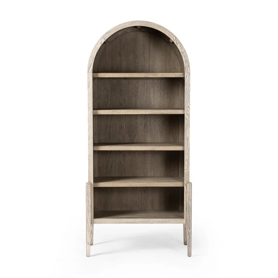 Tolle Bookcase Rustic White Solid