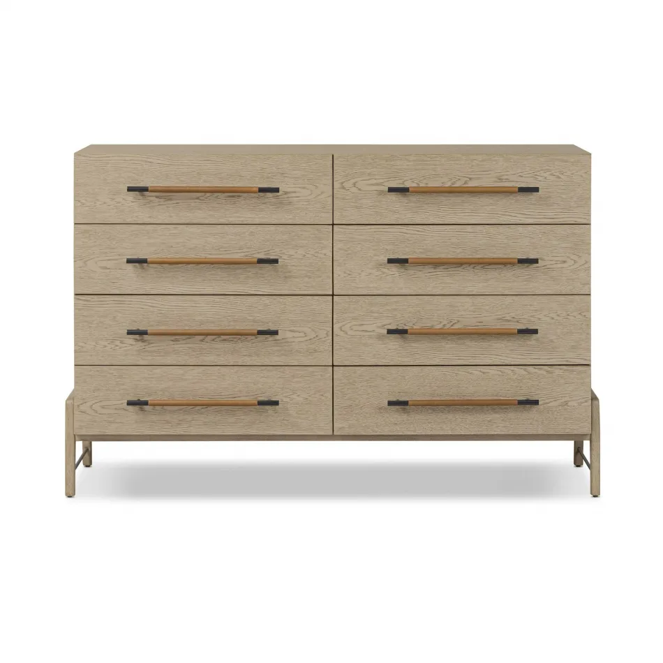 Rosedale 8 Drawer Dresser Yucca Oak Veneer