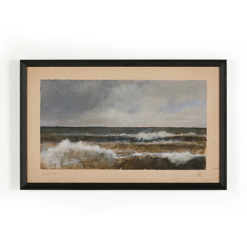 Tides A-Changing by Aileen Fitzgerald	 1.0 Brimfield Black 40" x 24.5"