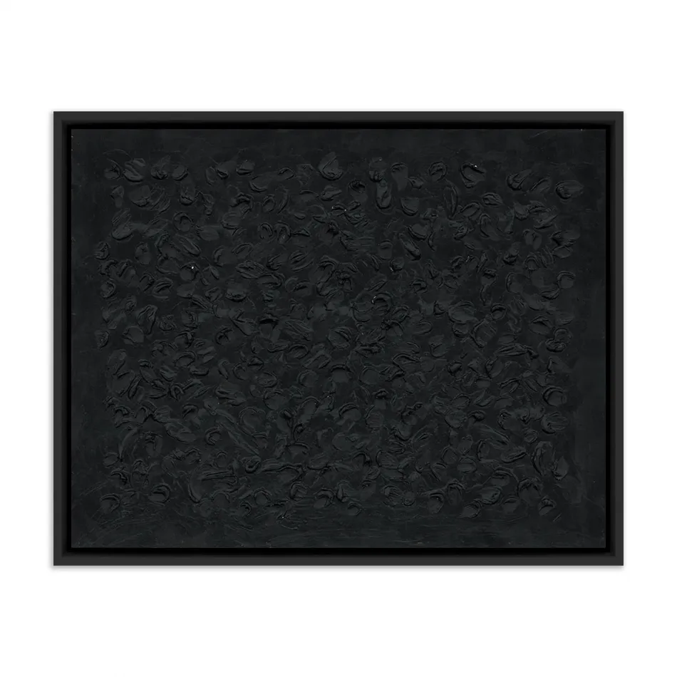 Onyx by Jess Engle Black Maple Floater 60" x 47.5"