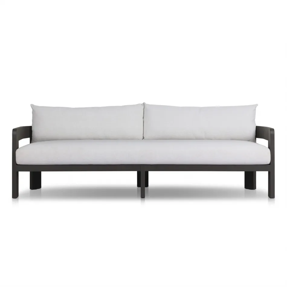 Jackson Outdoor Metal Sofa 96" Alessi Linen