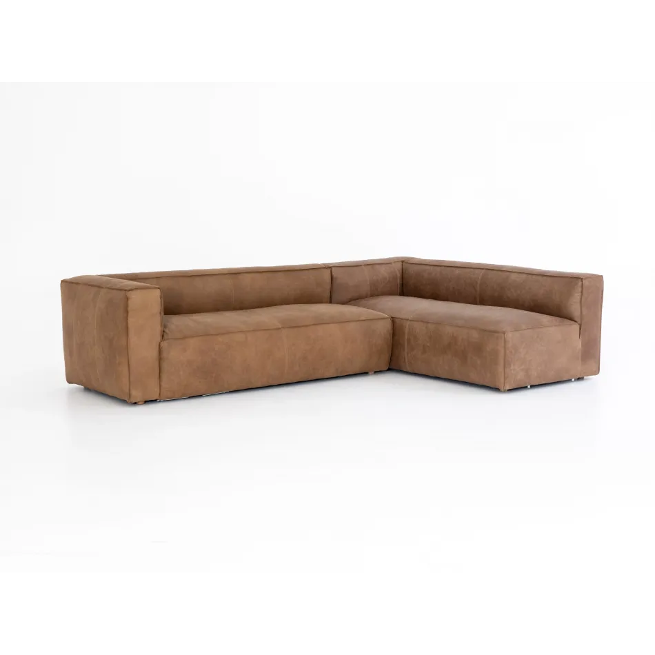 Nolita 2 Pc Left Arm Facing Sectional Natural Washed Sand