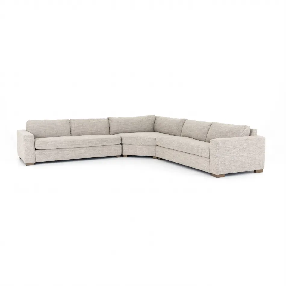 Boone 3 Piece Large Corner Sectional