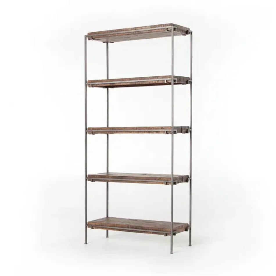 Simien Bookshelf Gunmetal