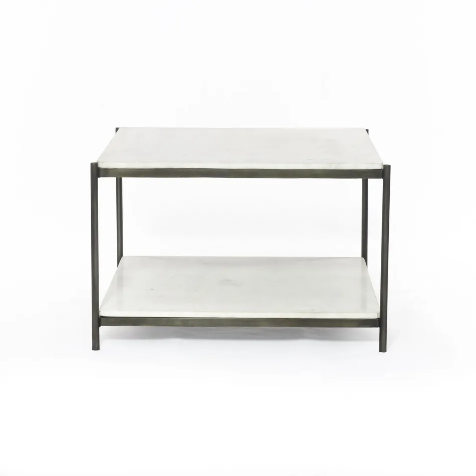 Felix Bunching Table Polished White Marble