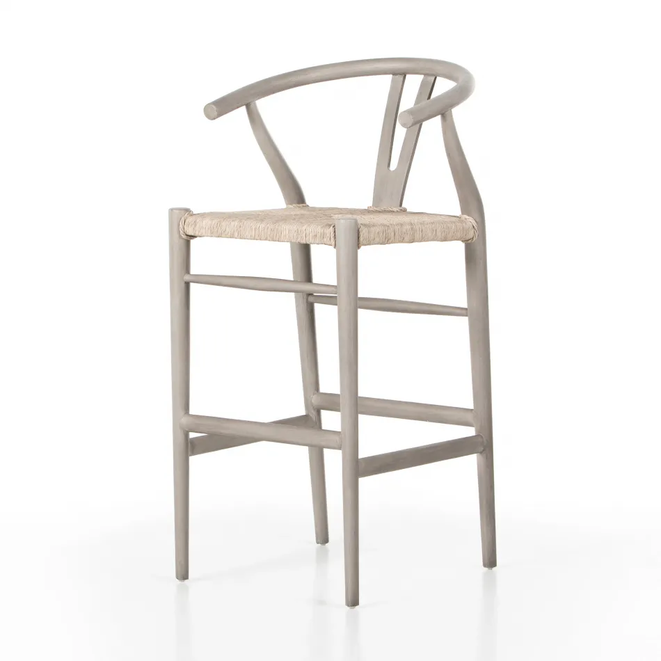 Muestra Bar Stool Weathered Grey