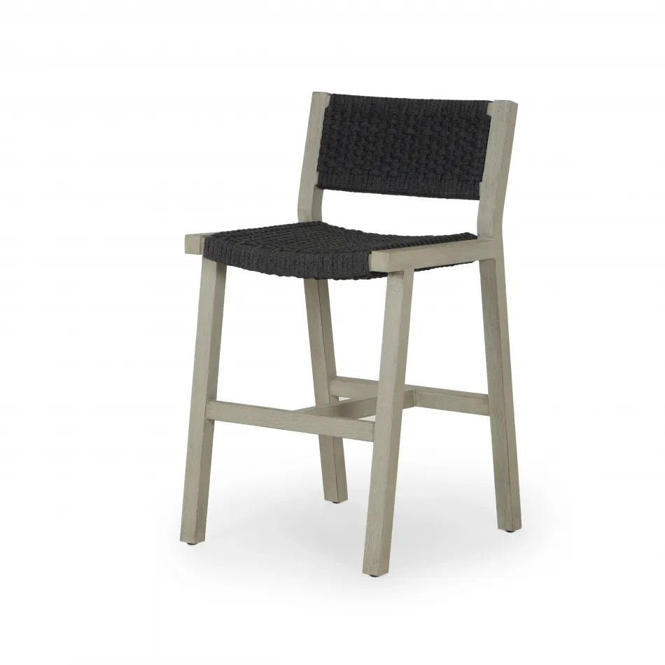 Delano Outdoor Counter Stool Grey