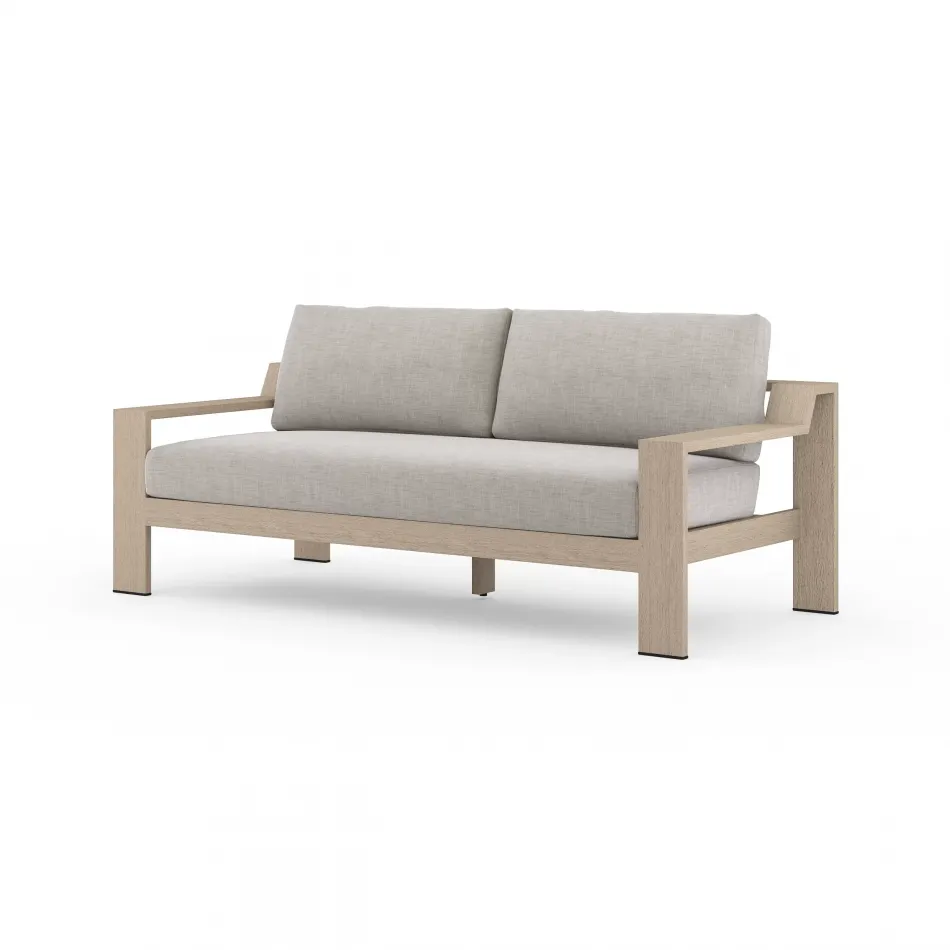 Monterey Outdoor Sofa 74" Brown/Stone Grey