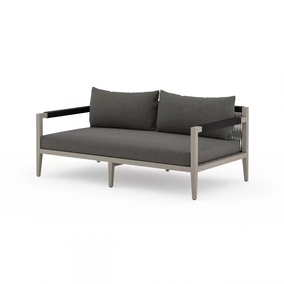 Sherwood Outdoor Sofa 63" Grey/Charcoal