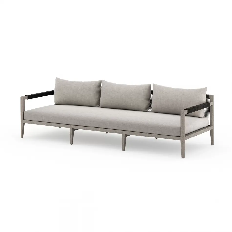 Sherwood Outdoor Sofa 93" Grey/Stone Grey