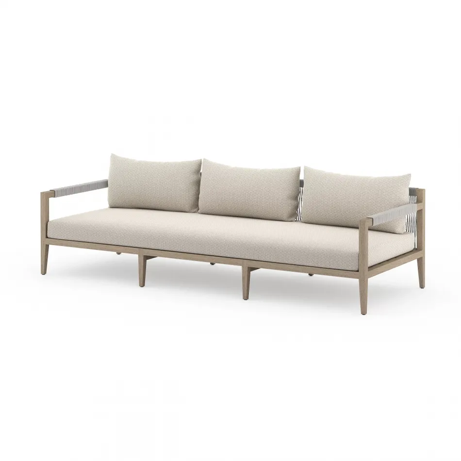 Sherwood Outdoor Sofa 93" Brown/Faye Sand