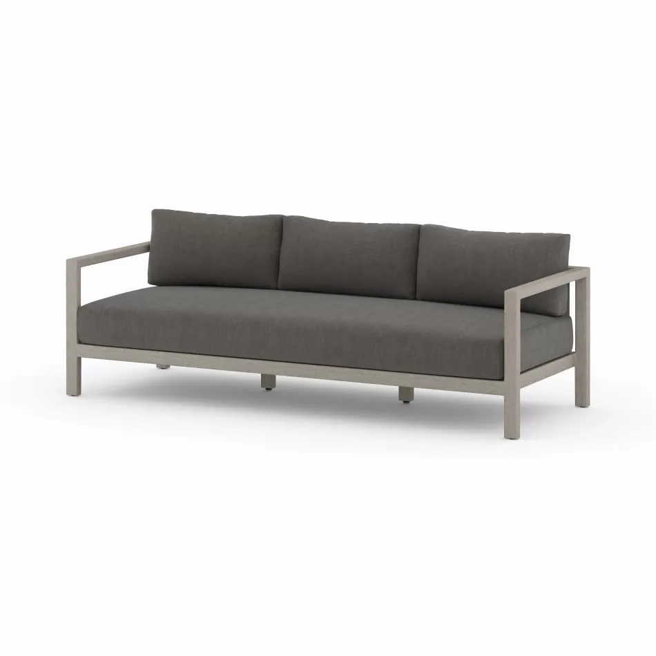 Sonoma Outdoor Sofa 88" Grey/Charcoal