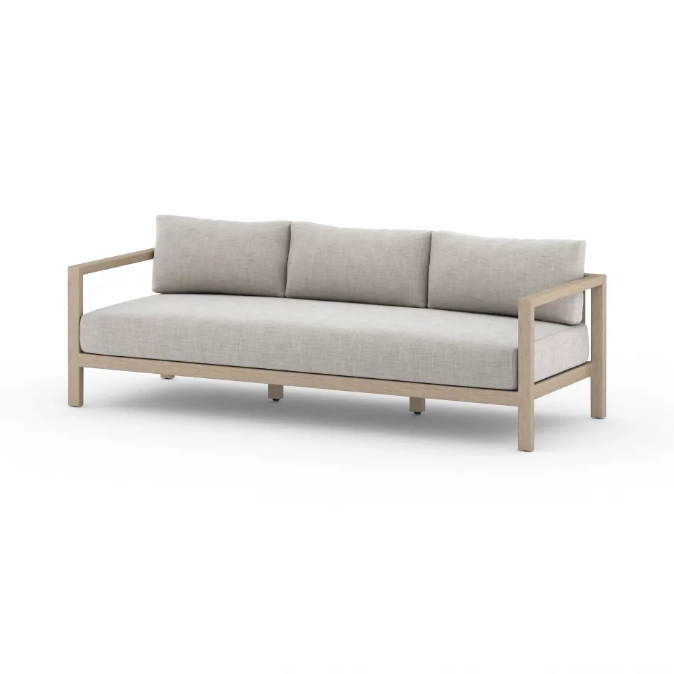 Sonoma Outdoor Sofa 88" Brown/Stone Grey