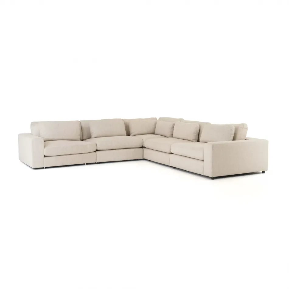 Bloor 5 Piece Sectional Essence Natural