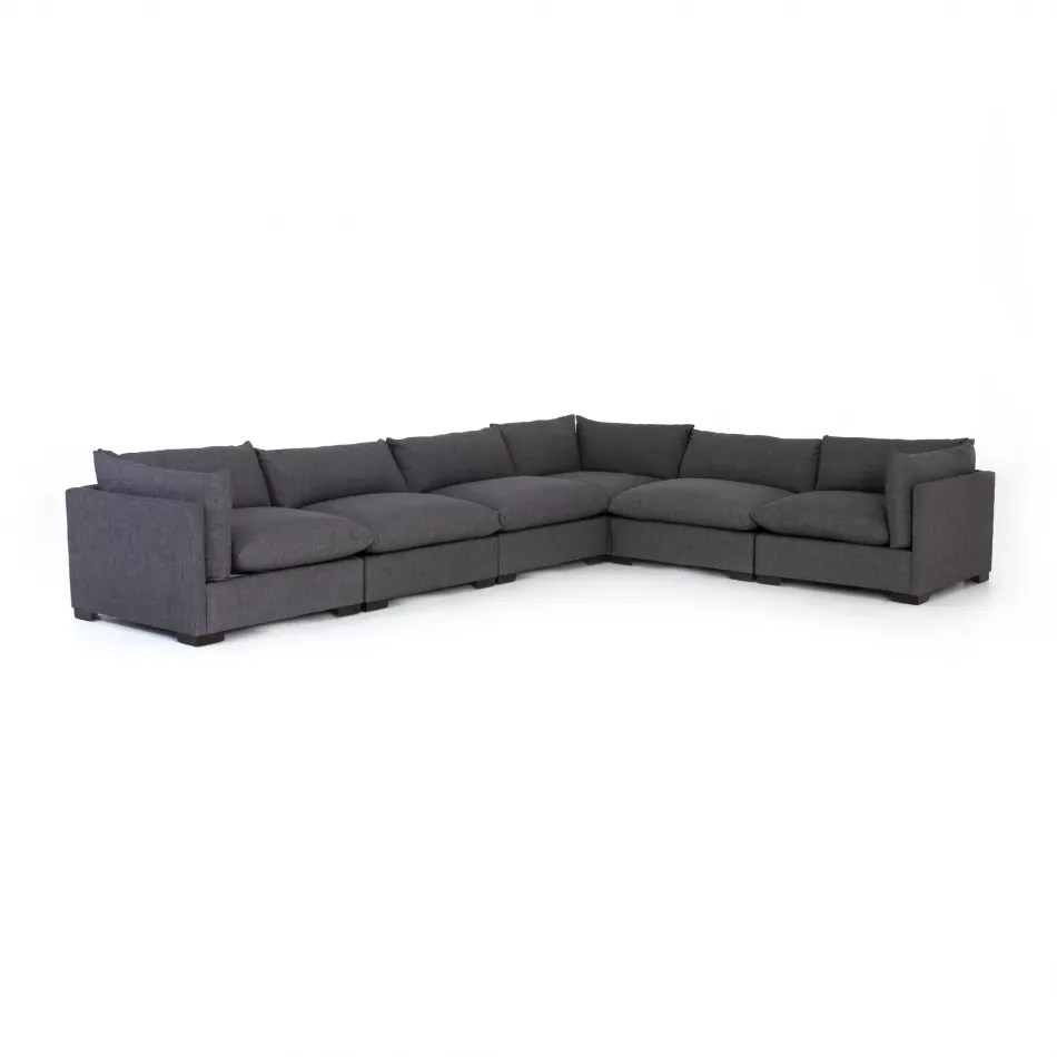 Westwood 6 Pc Sectional Bennett Charcoal