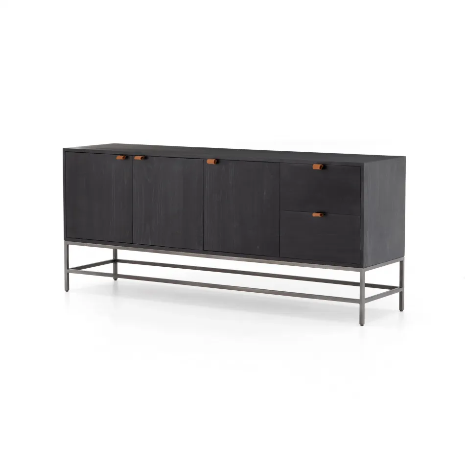 Trey Sideboard Black Wash Poplar