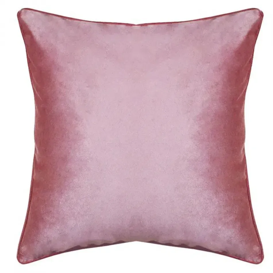 Velours Uni Blush-Rose Cushion cover 16" x 16"