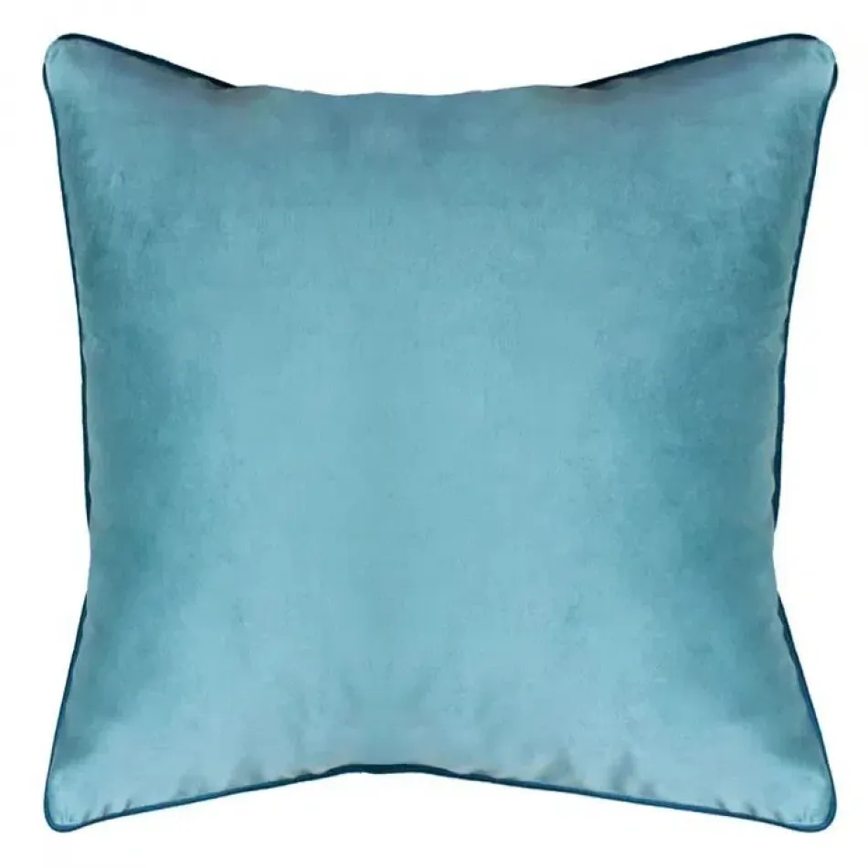 Velours Uni Givre-Canard Cushion cover 16" x 16"