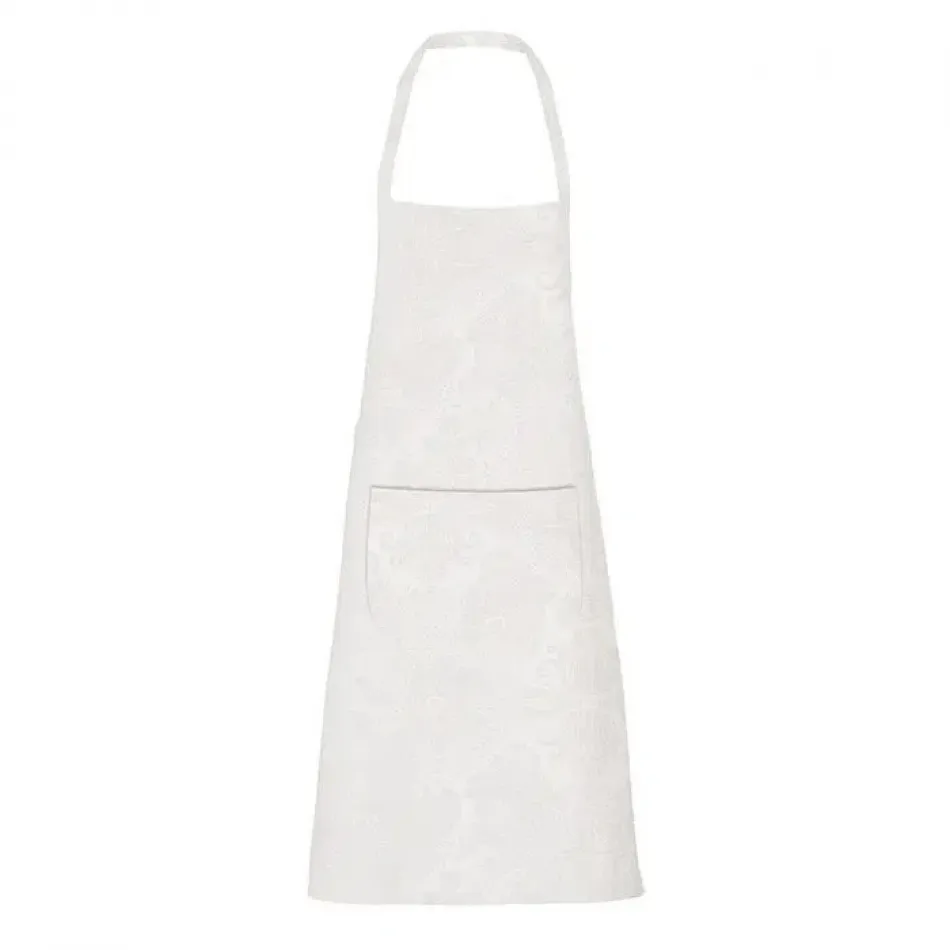 Mille Isaphire Blanc Apron 30" x 33"