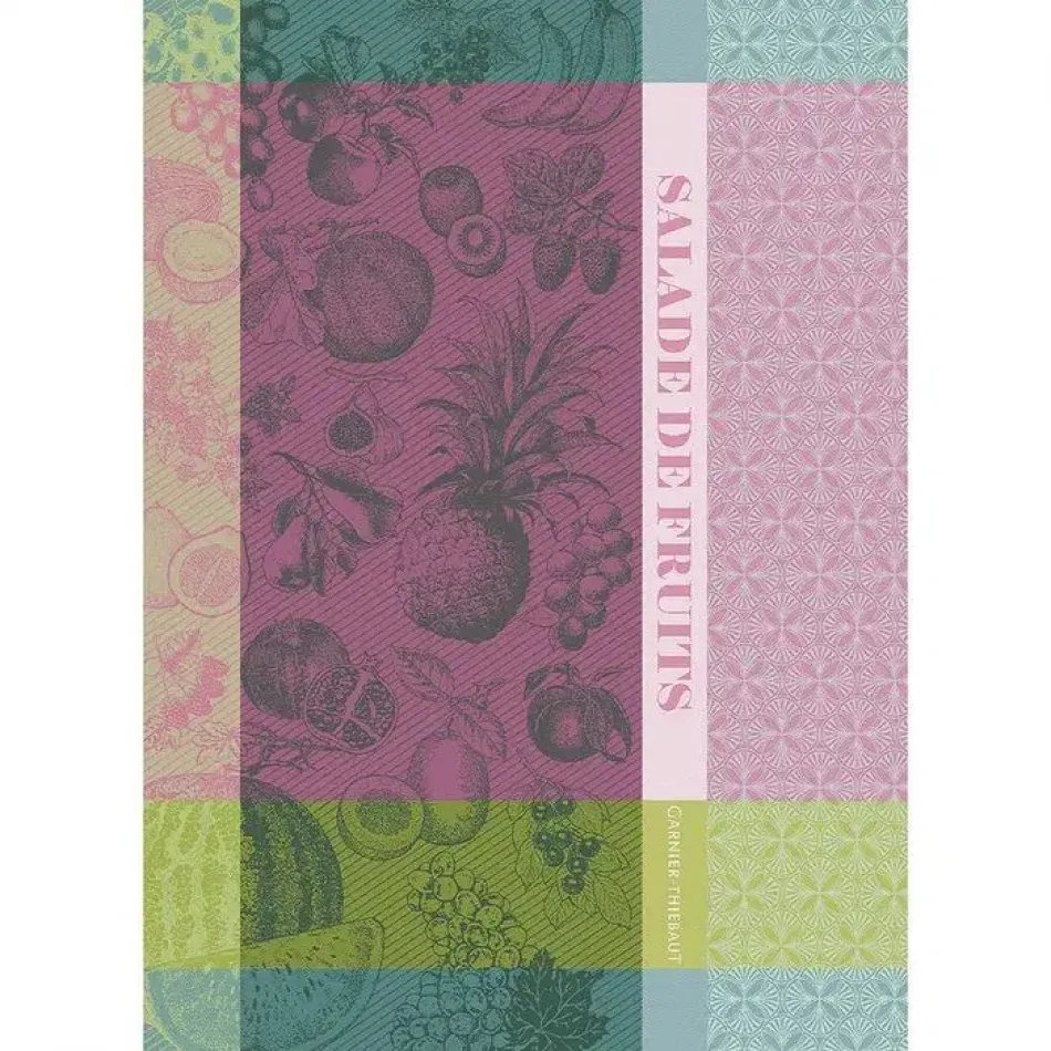 Salade De Fruits Fuchsia Kitchen Towel 22" x 30"