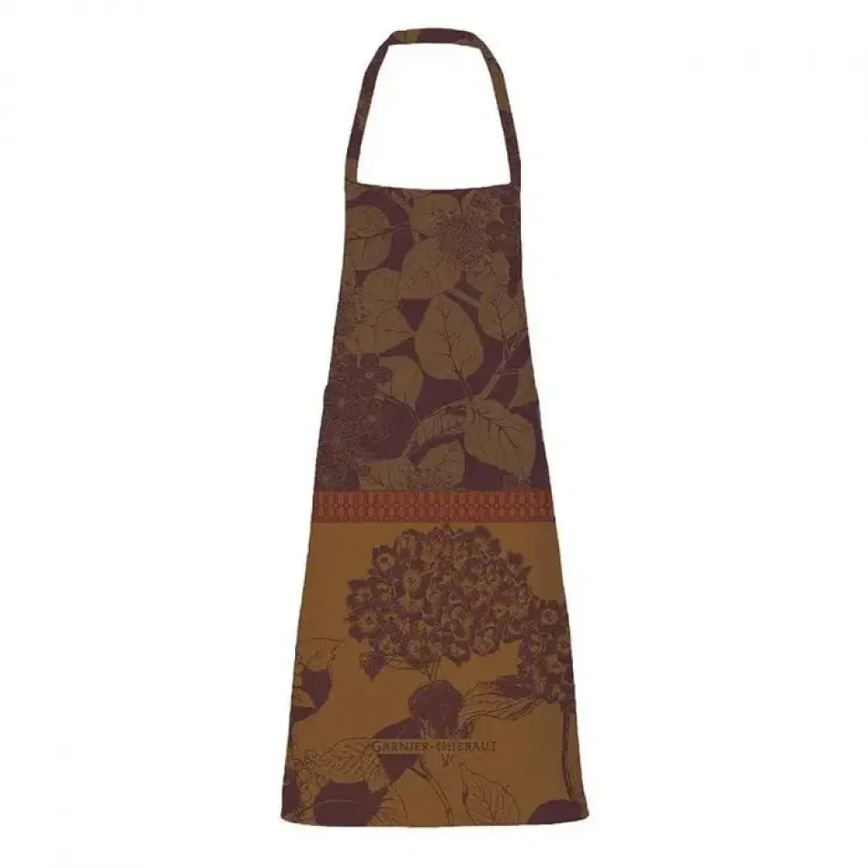 Hortensias Rouille Apron 34" x 29"