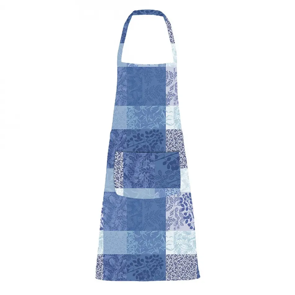 Mille Rameaux Bleu Apron 30" x 33"