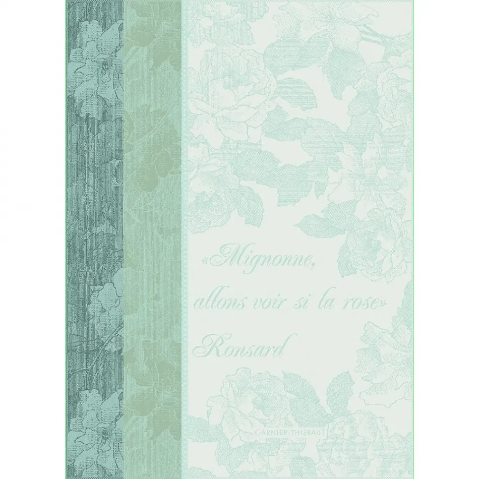 Mignonne Celadon Kitchen Towel 22" x 30"