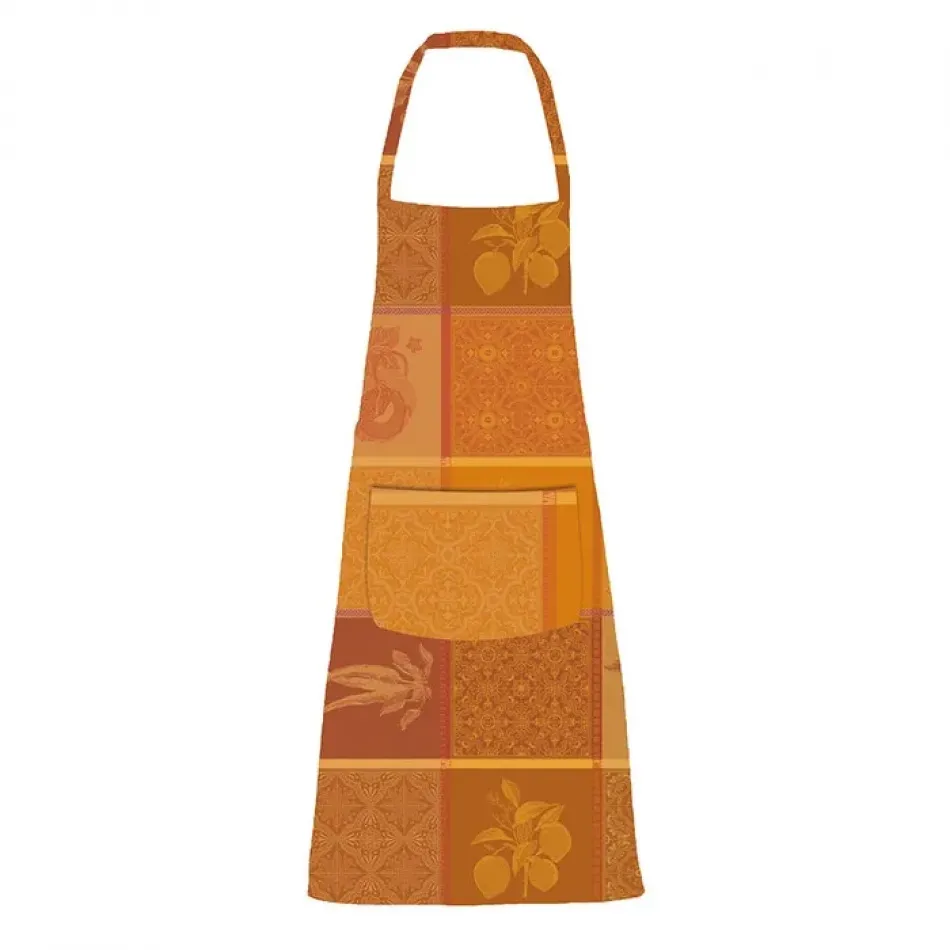 Mille Tutti Frutti Ocre Apron 30" x 33"