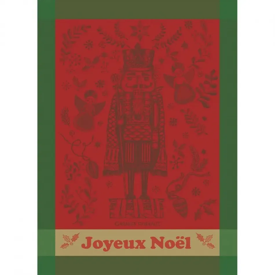 Casse Noisette Noel Rouge Kitchen Towel 22" x 30"