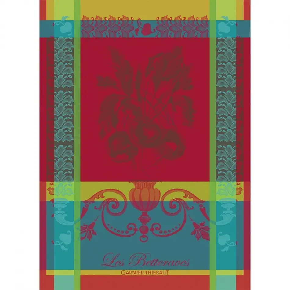 Les Betteraves Rouge Kitchen Towel 22" x 30"