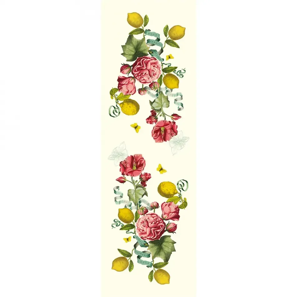 Citrons De Menton Romance Tablerunner 20"x91"