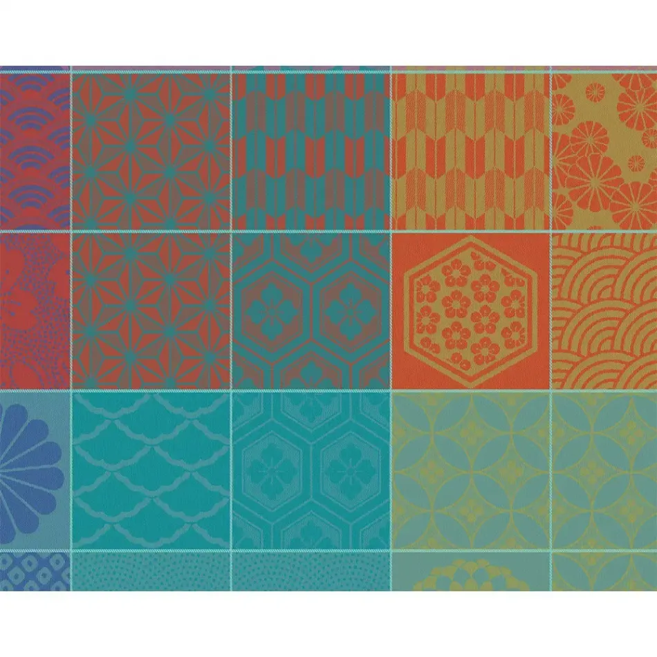 Mille Hana Floralies Coated Cotton Placemat 16"x20"