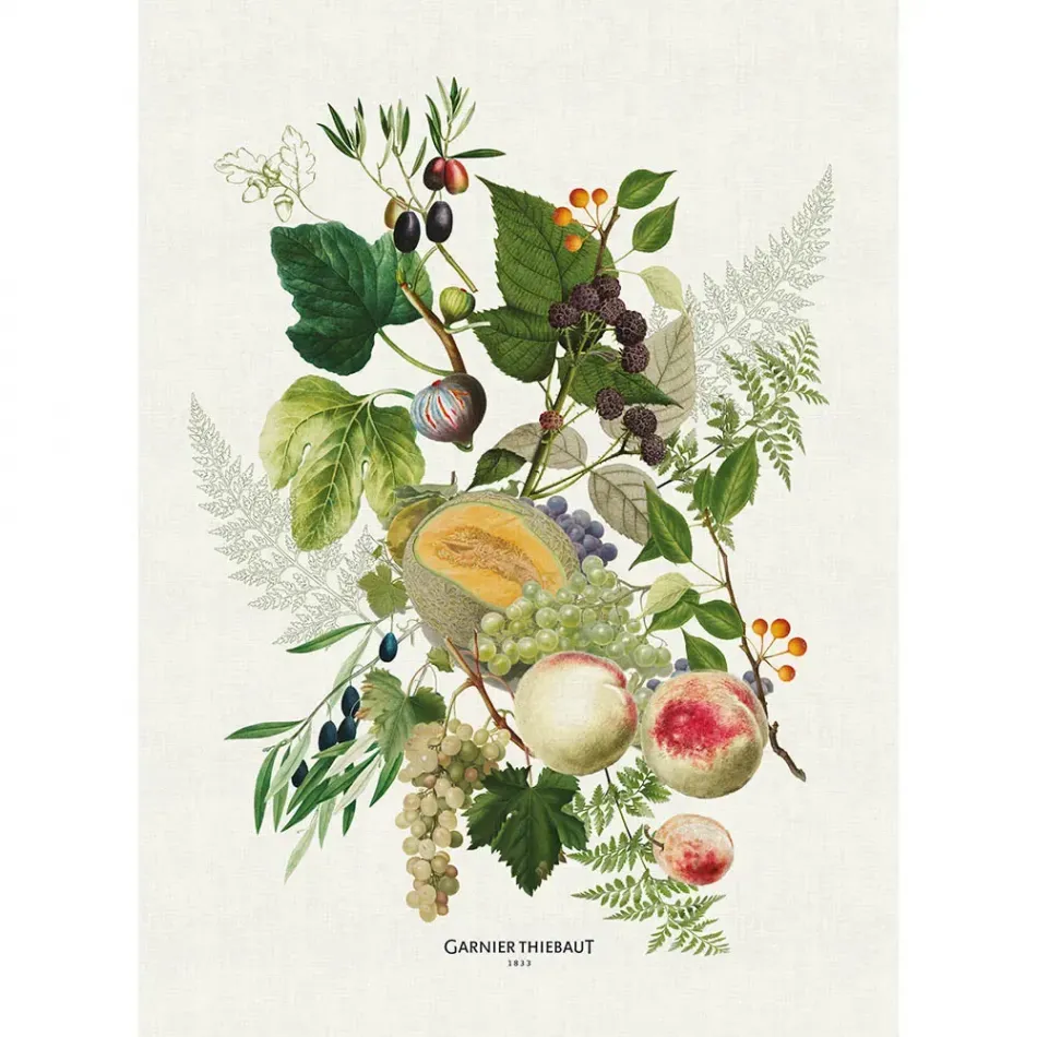 Abondance D'Automne Natural Kitchen Towel 20"x28"