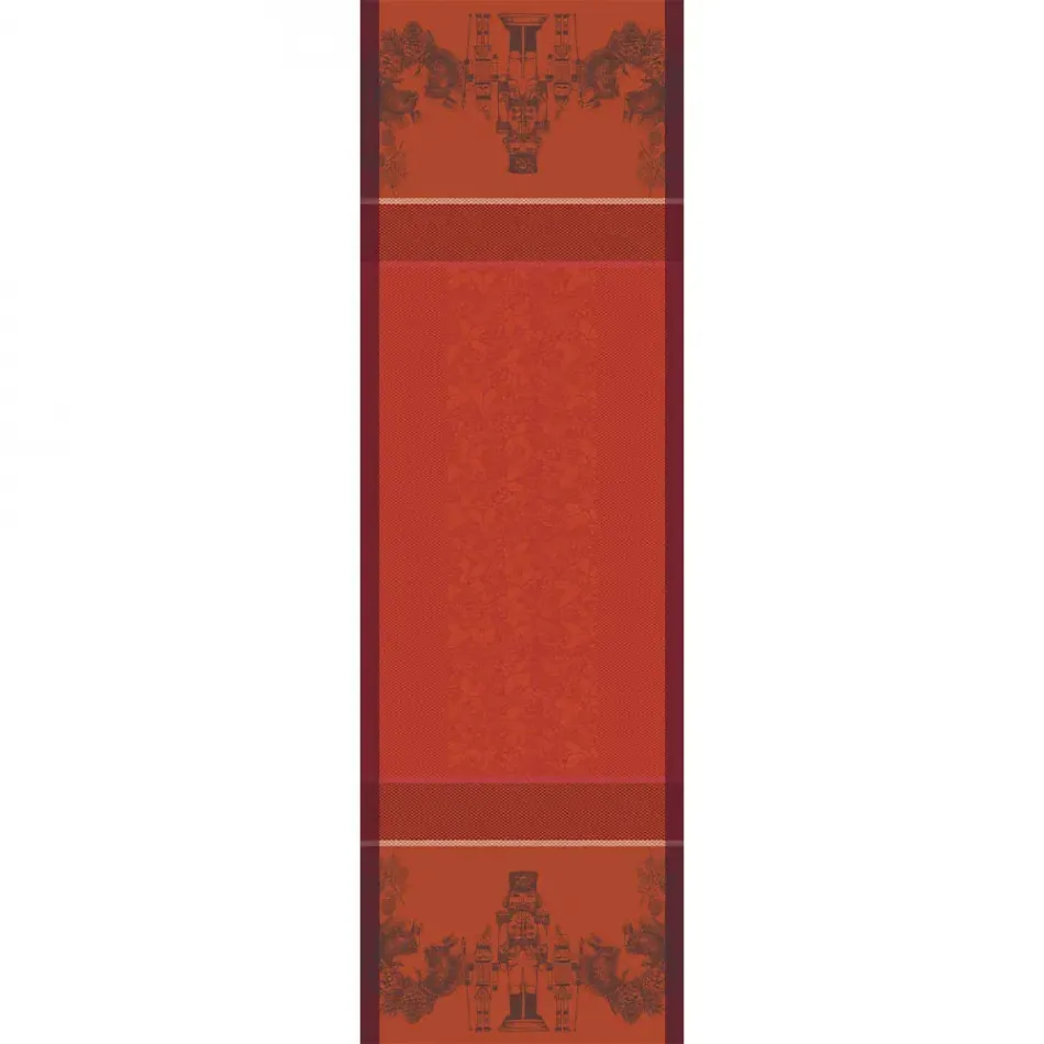Casses Noisettes Rouge Festif Tablerunner 69"x21"