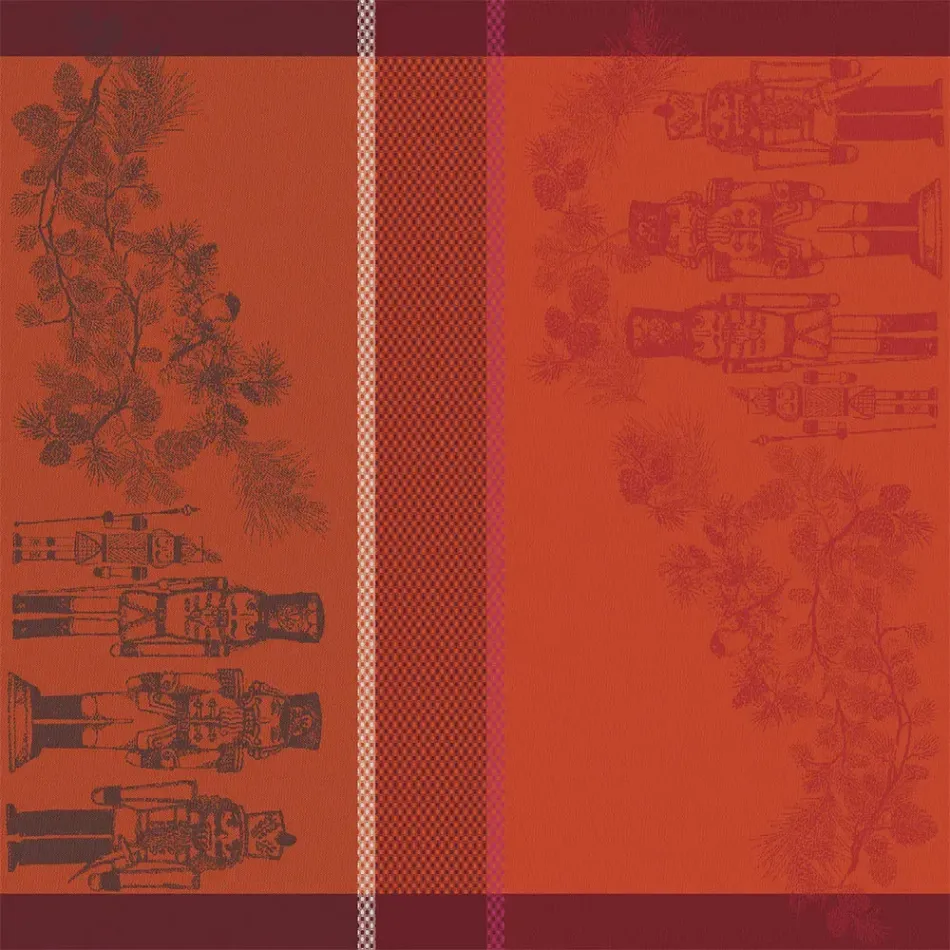 Casses Noisettes Rouge Festif Napkin 21"x21"