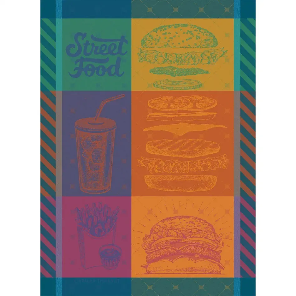 Street Food Usa Gourmand Kitchen Towel 22"x31"