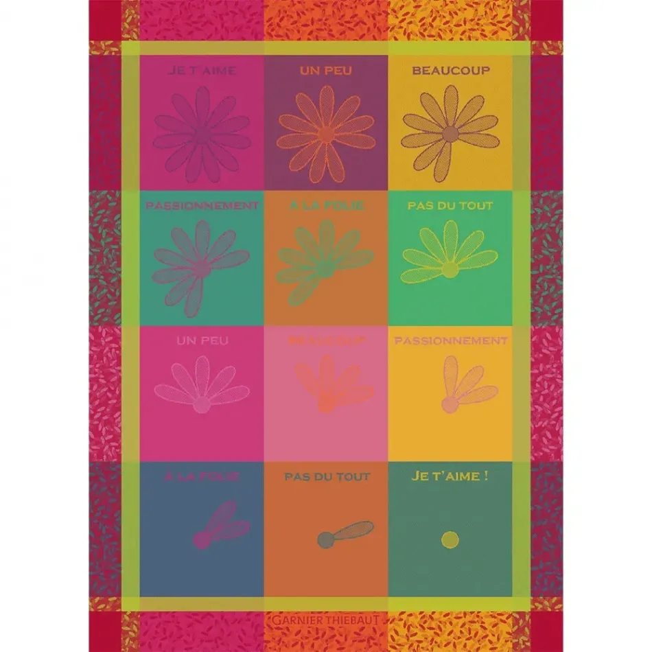Marguerite Effeuille Kitchen Towel 22"x31"