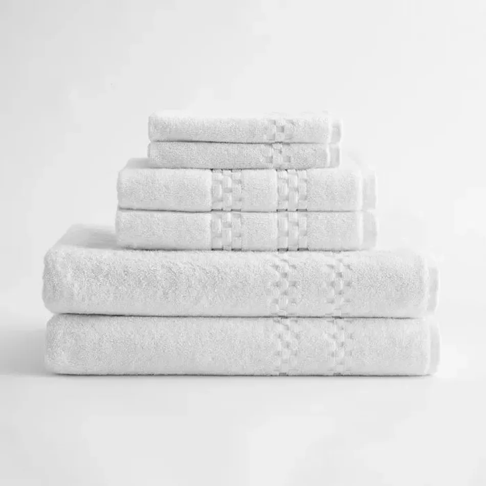 Mistral White Bath Towels