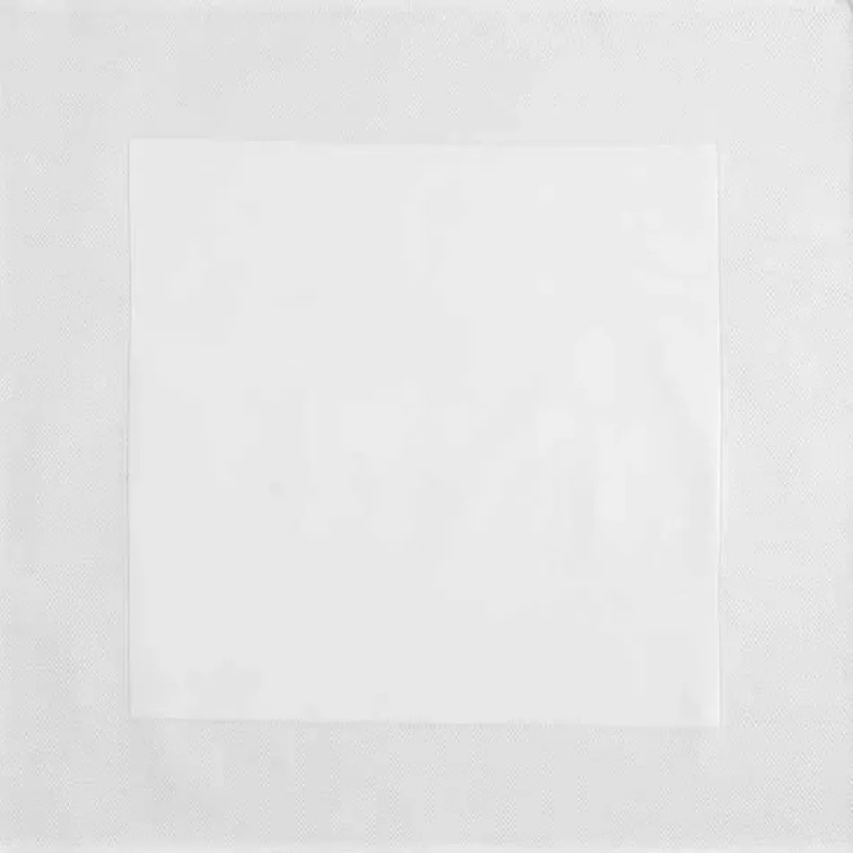 Partridge Eye Border 72 in square Tablecloth, White